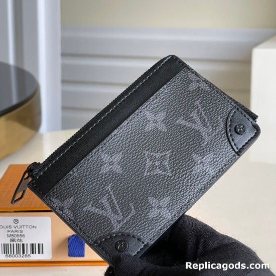replica MULTI CARD HOLDER TRUNK MONOGRAM ECLIPSE COATED CANVAS UK