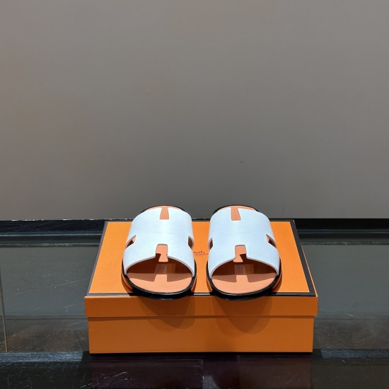 Replica Izmir Sandals In White And Brown - Hs102 Uk