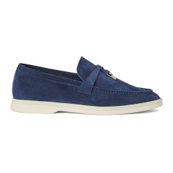 SUMMER CHARMS WALK MOCCASINS IN BLUE - LR49 UK