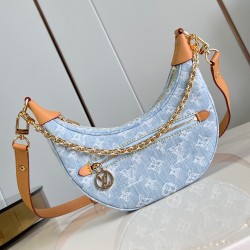 Loop Sky Blue Monogram Denim M24846 Uk Loop Sky Blue Monogram Denim M24846 Uk