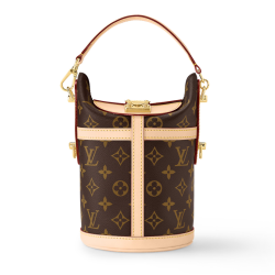 Monogram Leather Bag In Brown Uk