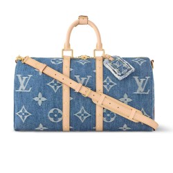 Keepall Bandouliere 45 Bag Monogram Denim M24315 Uk