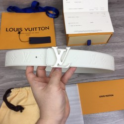 Monogram Powder White Initiales 40Mm Belt - B132 Uk
