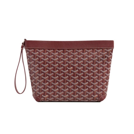 replica CONTI POUCH IN BURGUNDY UK