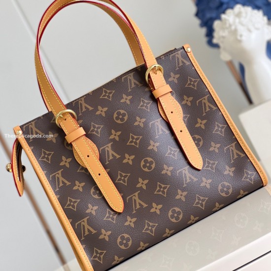 Replica L 14001 LFR#8331 Buddha Luxury Replica Popincourt Haut Shoulder Tote Bag In Brown M40007 Uk - 14001 - Buddha Luxury