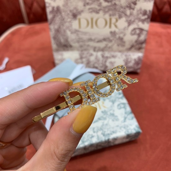 replica DIO(R)EVOLUTION BROOCH GOLD-FINISH METAL AND WHITE CRYSTALS UK