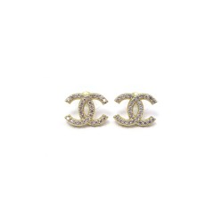 CC CRYSTAL LOGO STUD EARRINGS UK