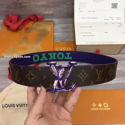 Pyramide Cities Exclusive 40Mm Reversible Belt - B224 Uk