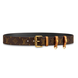Signature Belt Monogram 35Mm Brown - B112 Uk
