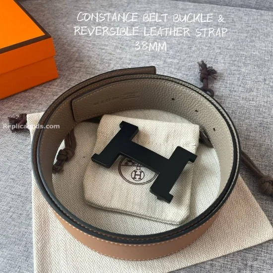 Replica Hermes 14602 HFR#4930 Buddha Luxury Replica Constance Belt Buckle Reversible Leather Strap - B194 Uk - 14602 - Buddha Luxury