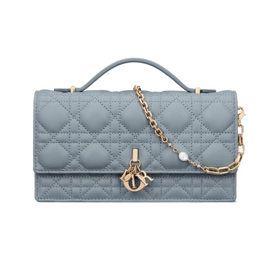 Replica Dior 13201 DFR#14464 Buddha Luxury Replica Mini Bag Cloud Blue Cannage Lambskin Uk - 13201 - Buddha Luxury