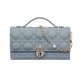 Replica Dior 13201 DFR#14464 Buddha Luxury Replica Mini Bag Cloud Blue Cannage Lambskin Uk - 13201 - Buddha Luxury
