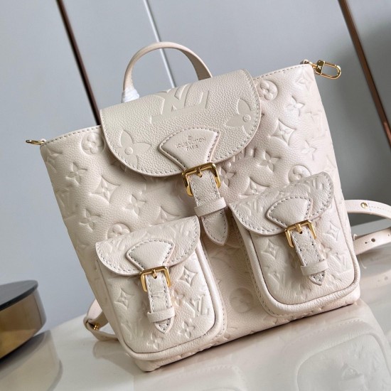 replica BACKUP BACKPACK WHITE MONOGRAM EMPREINTE LEATHER M47106 UK