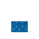 replica DOUBLE CARD HOLDER BLUE TAIGARAMA LEATHER M31051 UK