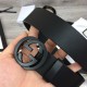 Replica LEATHER BELT WITH INTERLOCKING G BUCKLE - B135 UK replica LEATHER BELT WITH INTERLOCKING G BUCKLE - B135 UK