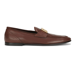 DG CALFSKIN LOAFERS IN BROWN - GD154 UK