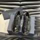 replica COMBAT DERBY SHOE BLACK POLISHED CALFSKIN AND OBLIQUE JACQUARD - CD262 UK