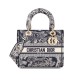 Replica Dior 13212 DFR#13976 Buddha Luxury Replica Medium Lady D-Lite Bag Blue Toile De Jouy Reverse Embroidery Uk - 13212 - Buddha Luxury