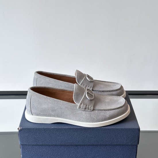 replica GRANVILLE LOAFER GRAY SUEDE - CD401 UK