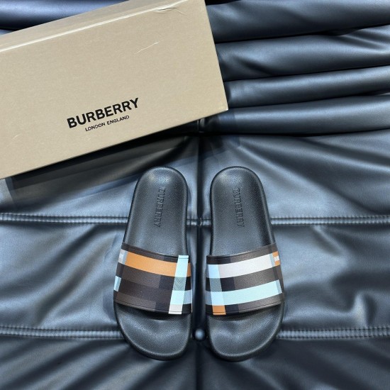 replica FURLEY LOGO SLIDES BLACK/BROWN UK