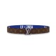 replica X NBA 3 STEPS 40MM REVERSIBLE MONOGRAM CANVAS BELT - B148 UK