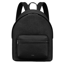 RIDER 2.0 ZIPPED BACKPACK BLACK GRAVITY LEATHER AND BLACK GRAINED CALFSKIN UK