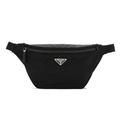 RE-NYLON BELT BAG IN BLACK UK