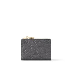 Lisa Wallet Gun Metal Cowhide Leather M12536 Uk