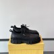 replica FORCE LACE-UPS SHOES BLACK LEATHER - FD163 UK