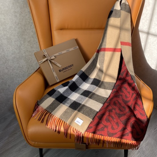 replica SCARF CHECK CASHMERE SCARF IN ARCHIVE BEIGE UK