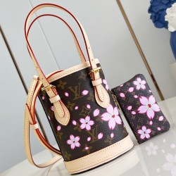 X Tm Nano Bucket Bag Sakura Brown Monogram Canvas M13417 Uk X Tm Nano Bucket Bag Sakura Brown Monogram Canvas M13417 Uk