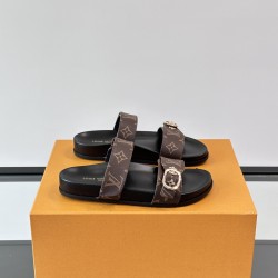 BOM DIA FLAT COMFORT MULES IN BROWN - LVS97 UK BOM DIA FLAT COMFORT MULES IN BROWN - LVS97 UK