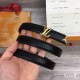 replica PRETTY LV 20MM REVERSIBLE BELT BLACK - B336 UK
