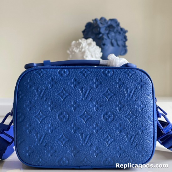 Replica L Men Crossbody Bags S Lock Messenger Blue Taurillon Leather Uk Replica L Men Crossbody Bags S Lock Messenger Blue Taurillon Leather Uk