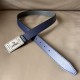 replica ROMA AMOR LEATHER BELT IN BLUE - B285 UK