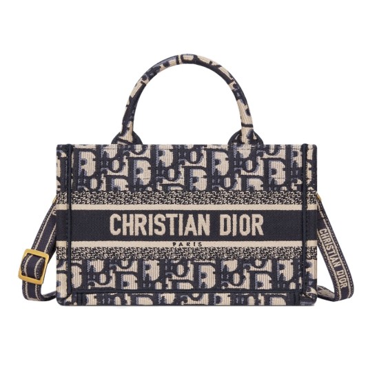 Replica Dior 13208 DFR#13980 Buddha Luxury Replica Mini Book Tote Blue Toile De Jouy Reverse Embroidery Uk - 13208 - Buddha Luxury