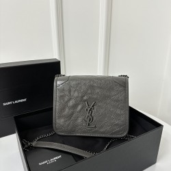 Niki Chain Wallet Grey Calfskin Uk Niki Chain Wallet Grey Calfskin Uk