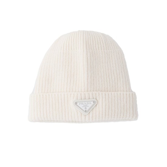 replica WOOL AND CASHMERE BEANIE IN WHITE UK