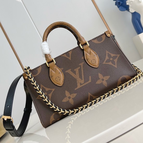 Replica L 13631 LFR#15796 Buddha Luxury Replica Onthego East West Chain Bag Brown Monogram Canvas M14236 Uk - 13631 - Buddha Luxury