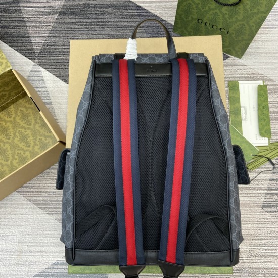 replica GG BACKPACK BLACK LEATHER UK