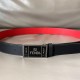 Replica ROMA AMOR LEATHER BELT IN BLACK AND RED - B286 UK replica ROMA AMOR LEATHER BELT IN BLACK AND RED - B286 UK