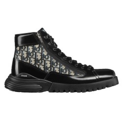 COMBAT ANKLE BOOT IN BLACK - CD325 UK