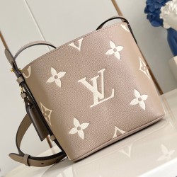 ALL IN BB BAG TAUPE GRAY/CREAM WHITE MONOGRAM EMPREINTE LEATHER M13045 UK ALL IN BB BAG TAUPE GRAY/CREAM WHITE MONOGRAM EMPREINTE LEATHER M13045 UK