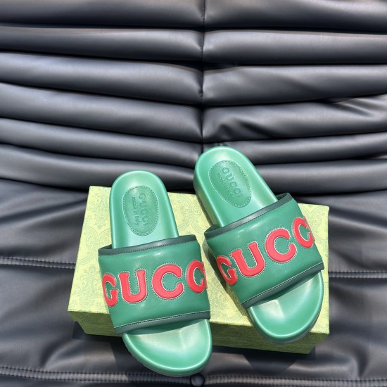 Replica Slide Sandal In Green - Gcs19 Uk