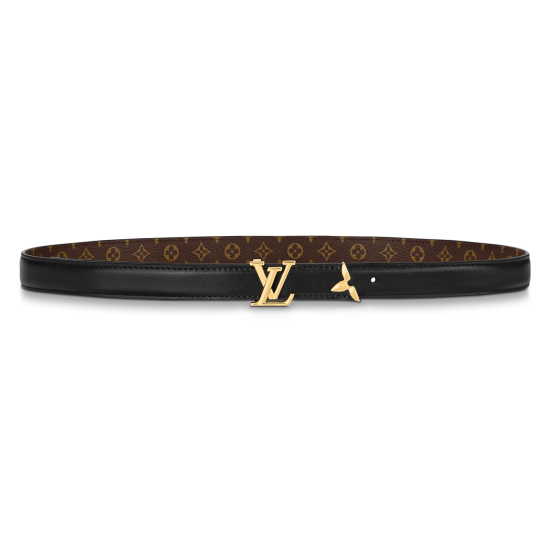 replica PRETTY LV 20MM REVERSIBLE BELT BLACK - B336 UK