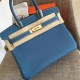 replica Blue Jean Luxury Hermes Birkin 35cm Tote UK