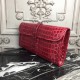 Replica Top Luxury Dark Red Crocodile Leatherhermes Jige Elan Clutch Bag Uk - 6091 - Buddha Luxury