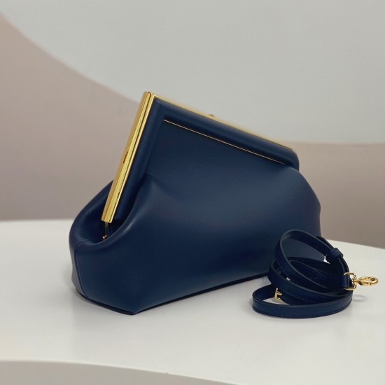 replica Top Quality Fendi First Small Bag In Dark Blue UK