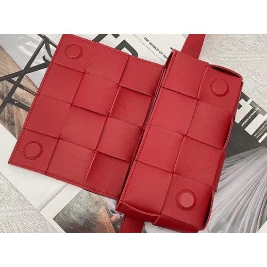 Replica Bottega Veneta 4729 dlz1757526376887 Buddha Luxury Replica Bottega Veneta Cassette Belt Bag Red Uk - 4729 - Buddha Luxury