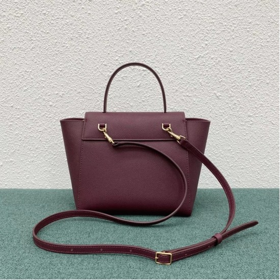 Replica Celine Belt Nano Bagin Bordeaux Uk - 4959 - Buddha Luxury
